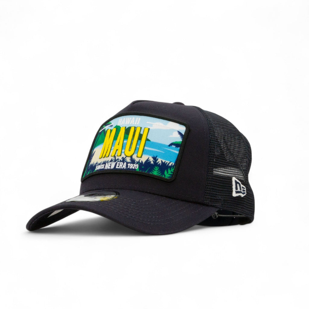 New Era Patch Maui Trucker Cap - Navy - Pretend Supply Co.