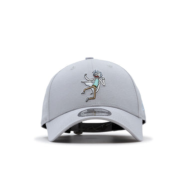 New Era Rick and Morty 'Rick' 9FORTY Cap - Grey - Pretend Supply Co.