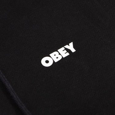 Obey Bold Zip Hooded Sweatshirt - Black - Pretend Supply Co.