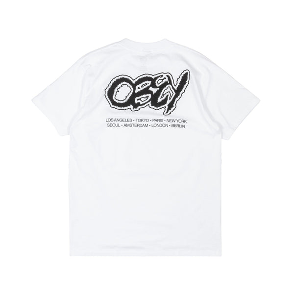 Obey Draw T-Shirt - White - Pretend Supply Co.