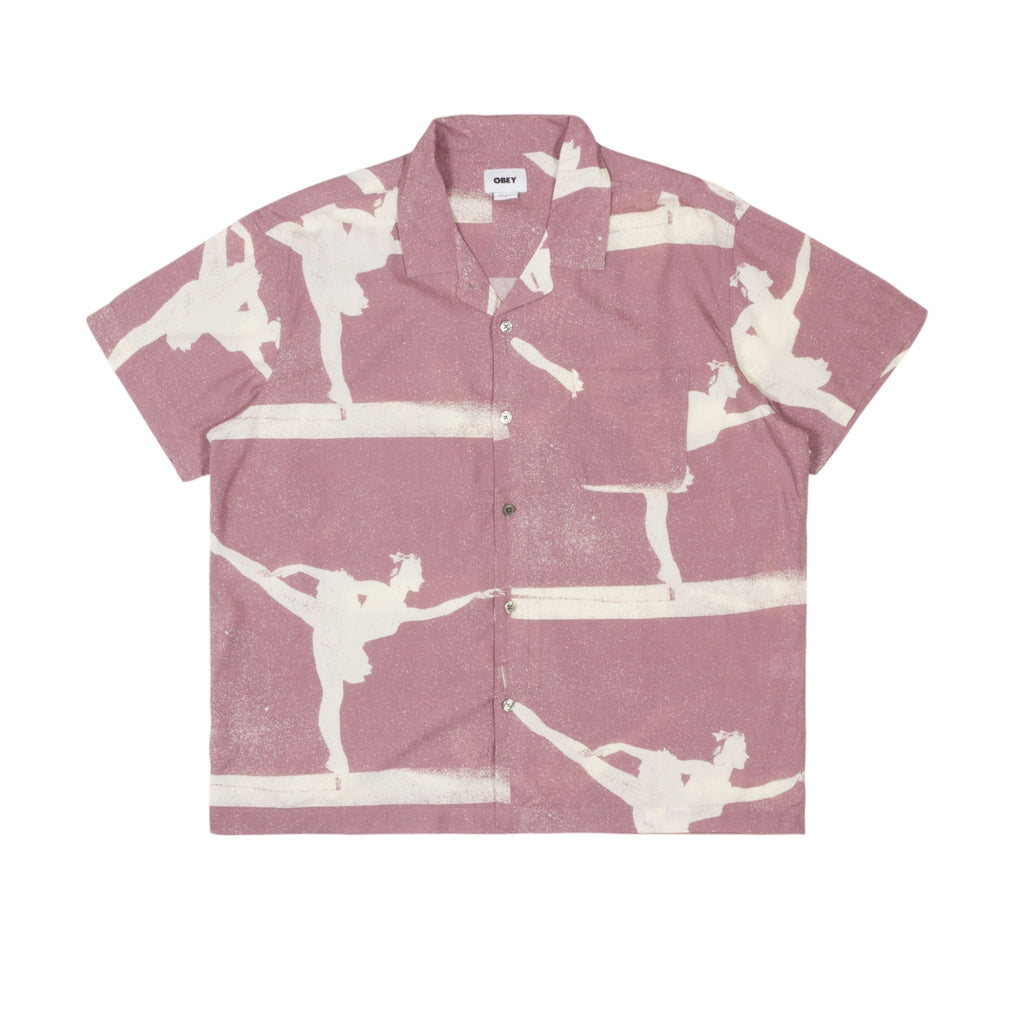 Obey Jacques Woven Shirt - Mauve Multi - Pretend Supply Co.