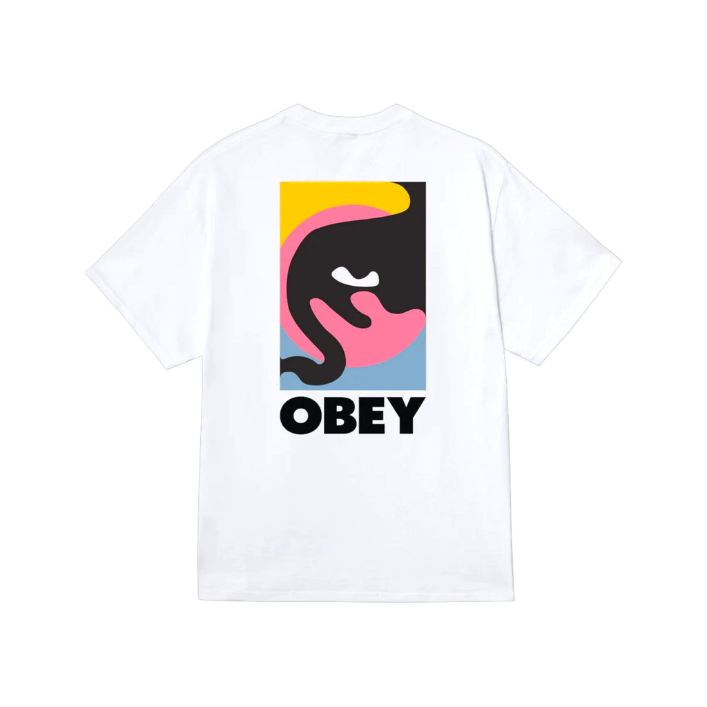 Obey Quarter Icon T-Shirt - White - Pretend Supply Co.