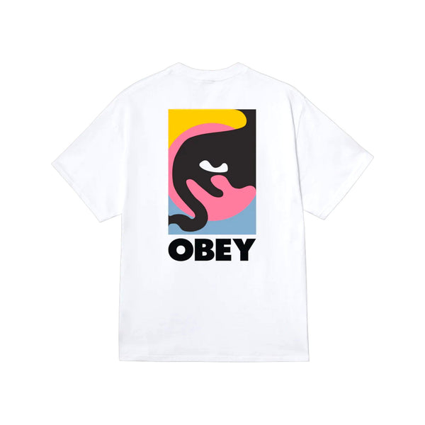 Obey Quarter Icon T-Shirt - White - Pretend Supply Co.