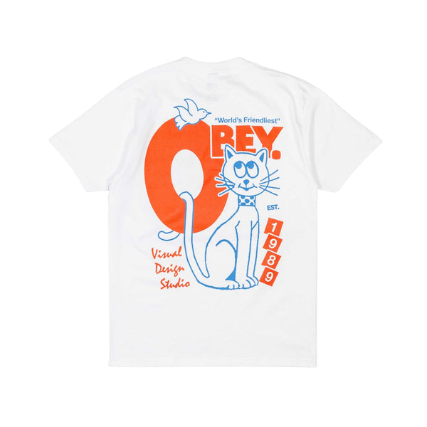 Obey World's Friendliest T-Shirt - White - Pretend Supply Co.