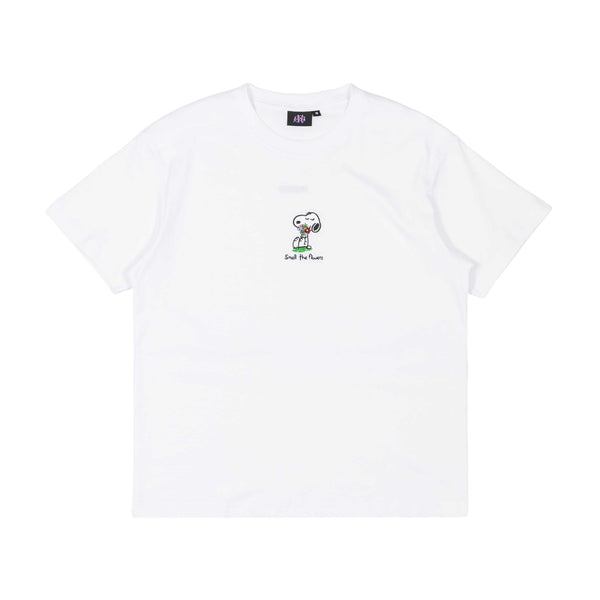 Palmah Smell The Flowers T-Shirt - White - Pretend Supply Co.