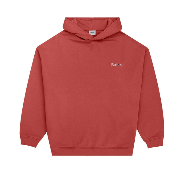 Parlez Amos Hooded Sweatshirt - Dusty Coral - Pretend Supply Co.