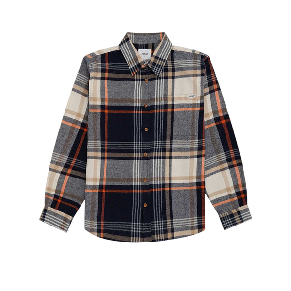 Parlez Rotan Check Shirt - Navy - Pretend Supply Co.