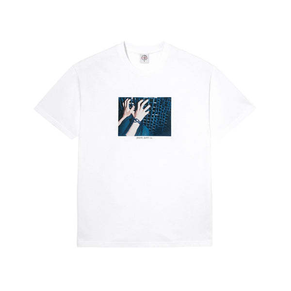 Polar Caged Hands T-Shirt - White - Pretend Supply Co.