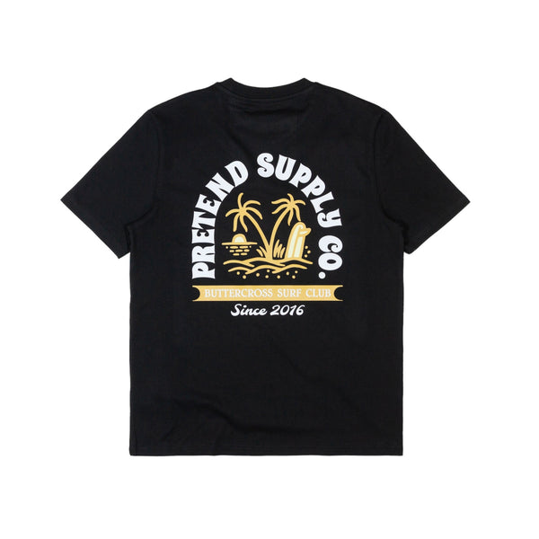 Pretend Surf Club 2.0 T - Shirt - Black - Pretend Supply Co.