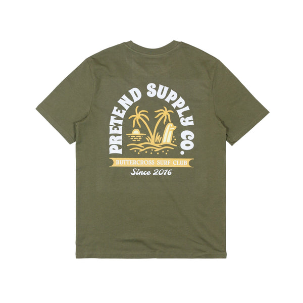 Pretend Surf Club 2.0 T - Shirt - Green - Pretend Supply Co.