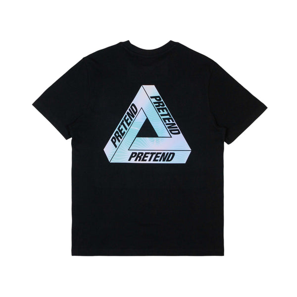 Pretend Triangle Heavyweight T-Shirt - Black - Pretend Supply Co.