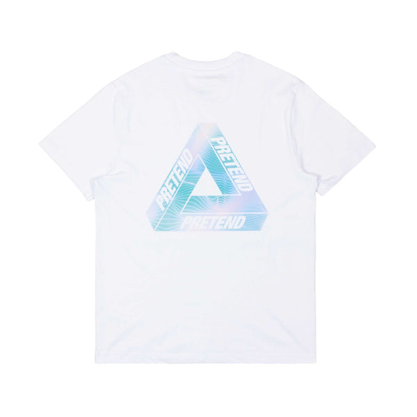 Pretend Triangle Heavyweight T-Shirt - White - Pretend Supply Co.