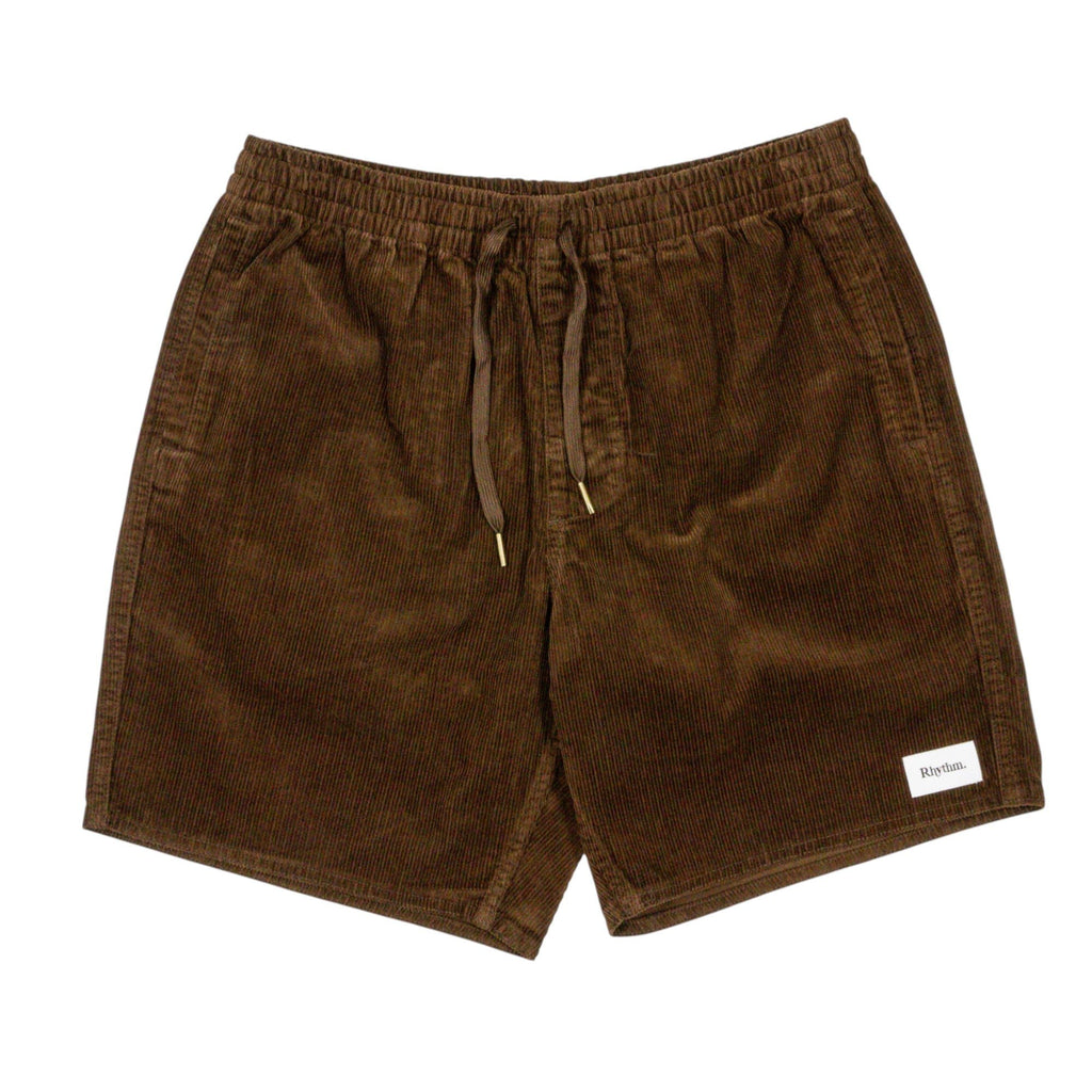 Rhythm Classic Cord Jam Shorts - Chocolate - Pretend Supply Co.