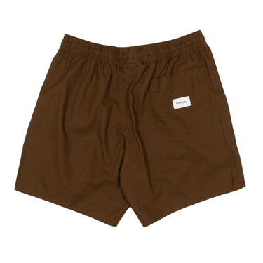 Rhythm Classic Linen Jam Shorts - Chocolate - Pretend Supply Co.