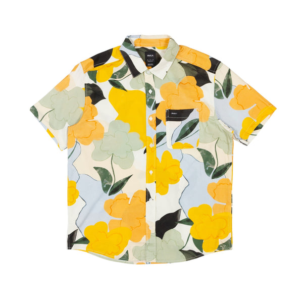 RVCA Anytime Shirt - Yellow/Multi - Pretend Supply Co.