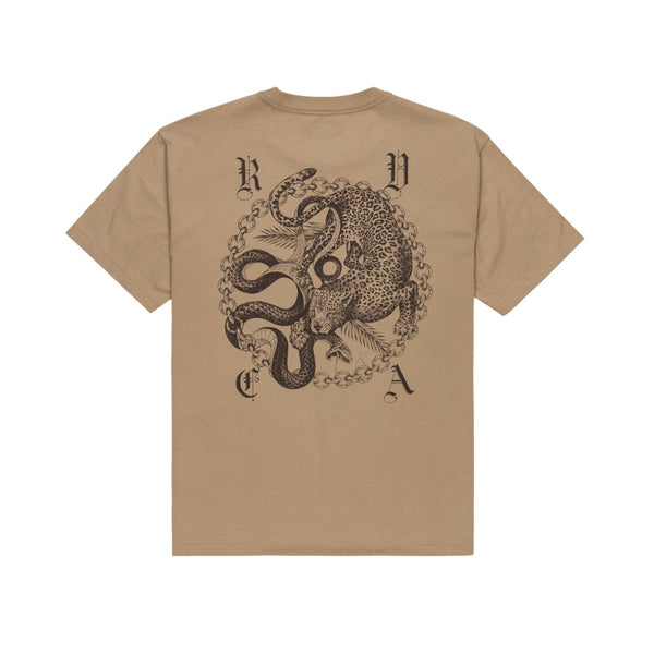 RVCA Benj Battle T-Shirt - Coyote - Pretend Supply Co.