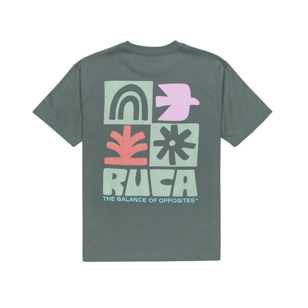 RVCA Mosaic T-Shirt - Balsam Green - Pretend Supply Co.