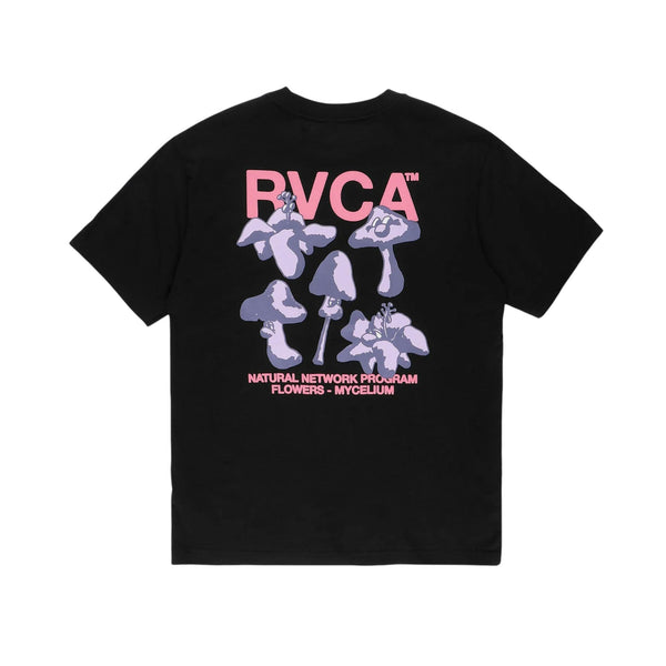 RVCA Natural Network T-Shirt - Black - Pretend Supply Co.