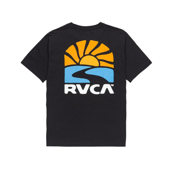 RVCA Sun Phase T-Shirt - Black - Pretend Supply Co.