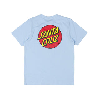 Santa Cruz Classic Dot Chest T-Shirt - Sky Blue - Pretend Supply Co.