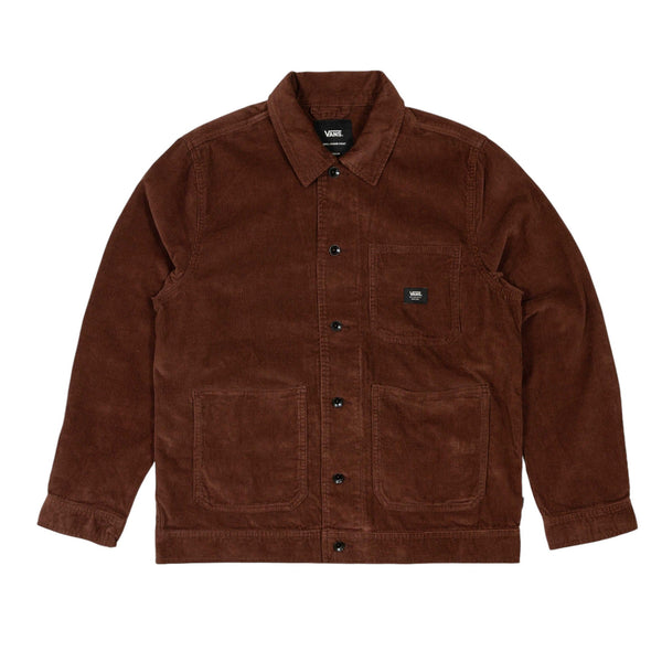 Vans Drill Corduroy Chore Jacket - Bitter Chocolate - Pretend Supply Co.