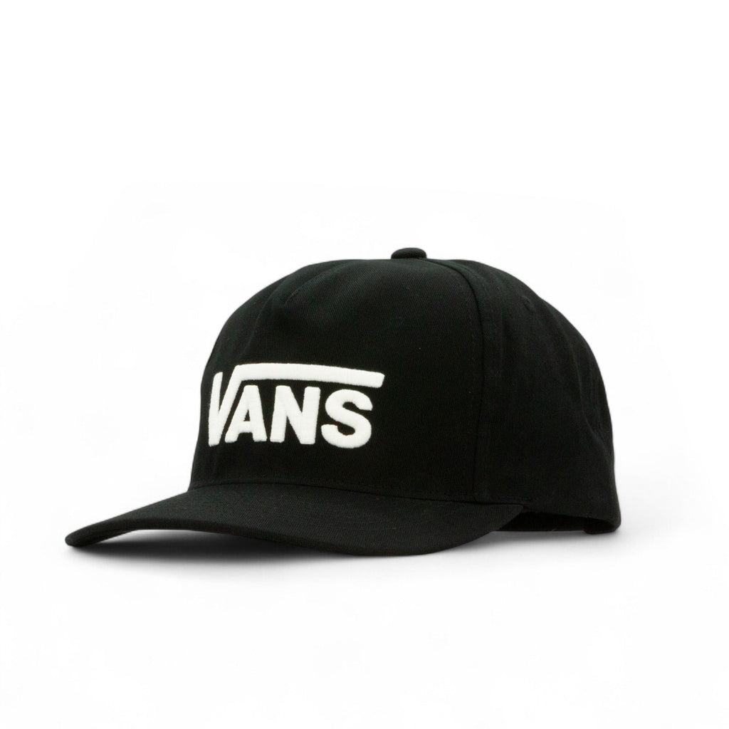 Vans Drop V Snapback Cap - Black - Pretend Supply Co.