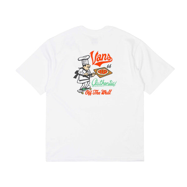 Vans Linear Loose T-Shirt - White - Pretend Supply Co.