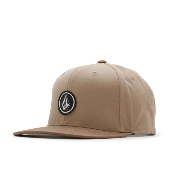 Volcom Quarter Twill Snapback Cap - Khaki - Pretend Supply Co.