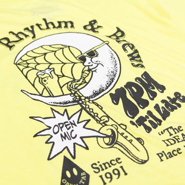 Volcom Rhythm 1991 T-Shirt - Aura Yellow - Pretend Supply Co.