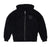 Wasted Paris Kingdom Curve Zip Hoodie - Black - Pretend Supply Co.