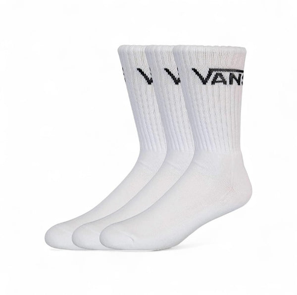 Vans Classic Crew ROX 3 Pack Socks - White
