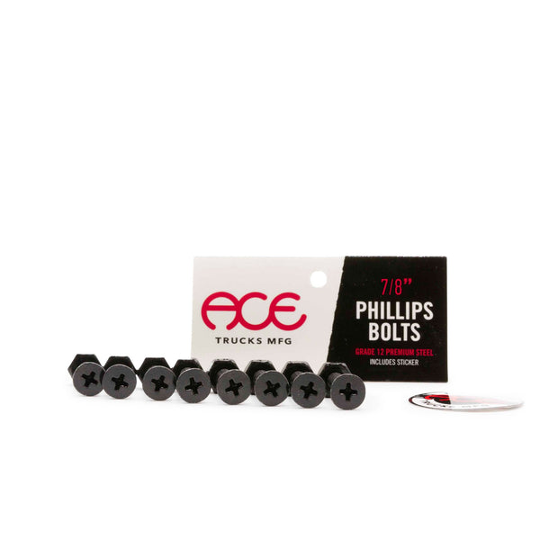 Ace 7/8" Phillips Bolts - Black - Pretend Supply Co.