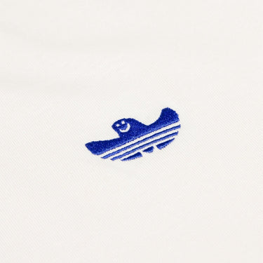 Adidas Heavyweight Shmoofoil T-Shirt - Wonder White/Royal Blue - Pretend Supply Co.