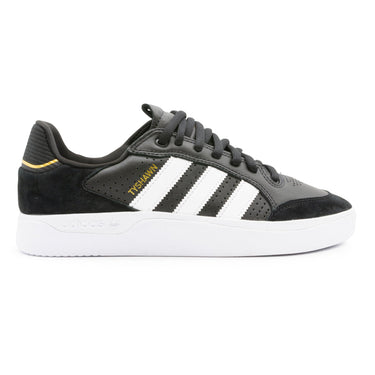 Adidas Tyshawn Low Shoes - Core Black/FTW White/Gold - Pretend Supply Co.