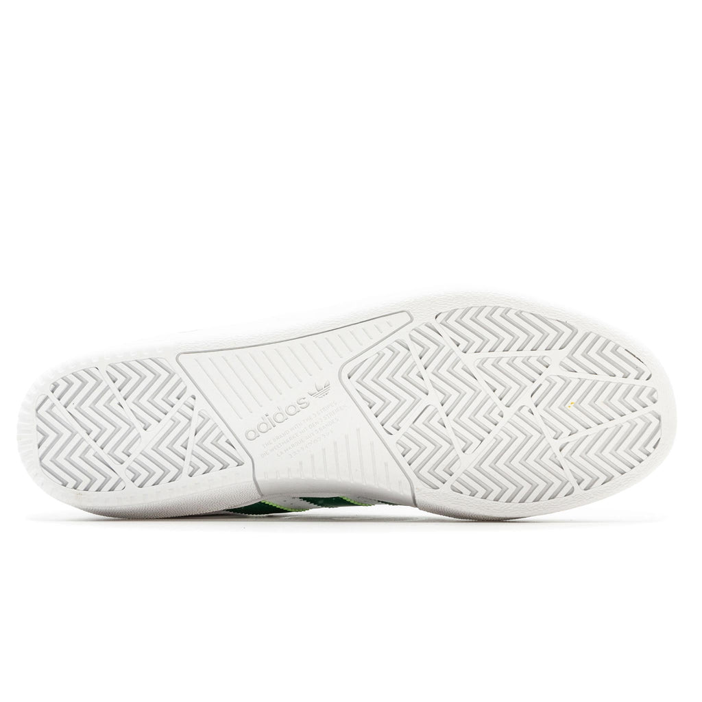 Adidas Tyshawn Remastered Shoes - Cloud White/Dark Green/Bluebird - Pretend Supply Co.