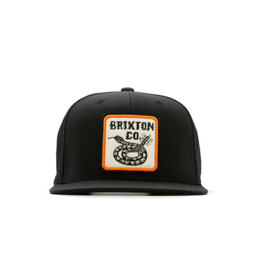 Brixton Homer MP Snapback Cap - Black - Pretend Supply Co.
