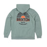 Brixton Rising Sun Hooded Sweatshirt - Chinois Green - Pretend Supply Co.