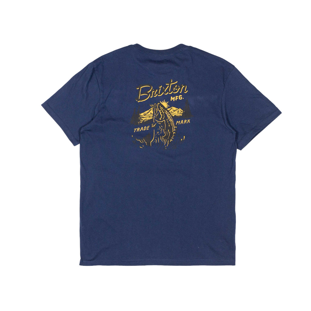 Brixton Welton T-Shirt - Washed Navy - Pretend Supply Co.