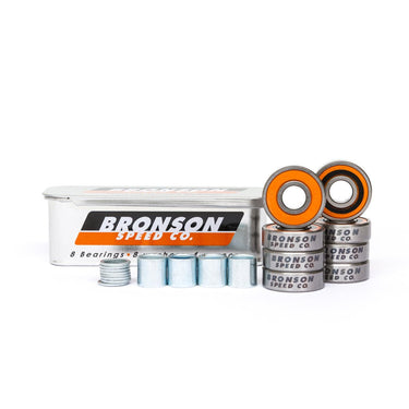 Bronson G3 Skateboard Bearings 8 Pack - Pretend Supply Co.
