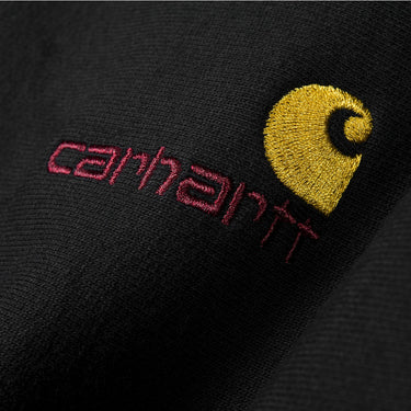Carhartt WIP American Script Crew Sweatshirt - Black - Pretend Supply Co.