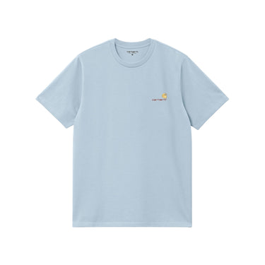 Carhartt WIP American Script T-Shirt - Frosted Blue - Pretend Supply Co.