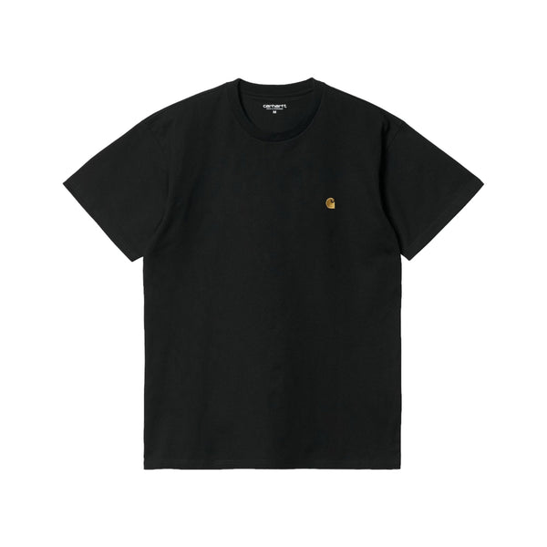 Carhartt WIP Chase T-Shirt - Black/Gold - Pretend Supply Co.