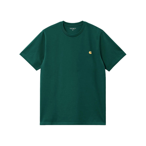 Carhartt WIP Chase T-Shirt - Chervil/Gold - Pretend Supply Co.