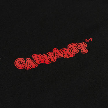 Carhartt WIP Fast Food T-Shirt - Black/Red - Pretend Supply Co.