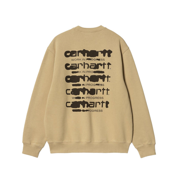 Carhartt WIP Ink Bleed Crew Sweatshirt - Sable/Tobacco - Pretend Supply Co.