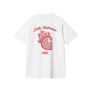 Carhartt WIP Little Hellraiser T-Shirt - White/Red - Pretend Supply Co.