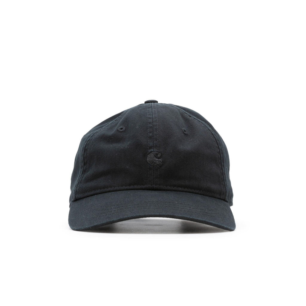 Carhartt WIP Madison Logo Cap - Black/Black - Pretend Supply Co.