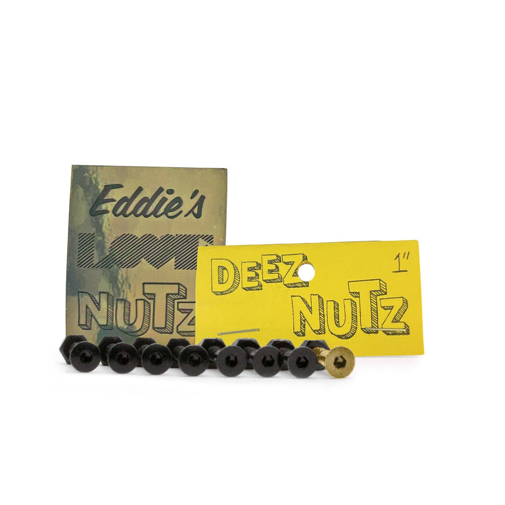 Deez Nutz Eddie's Love Nutz 1" Allen Bolts - Black - Pretend Supply Co.