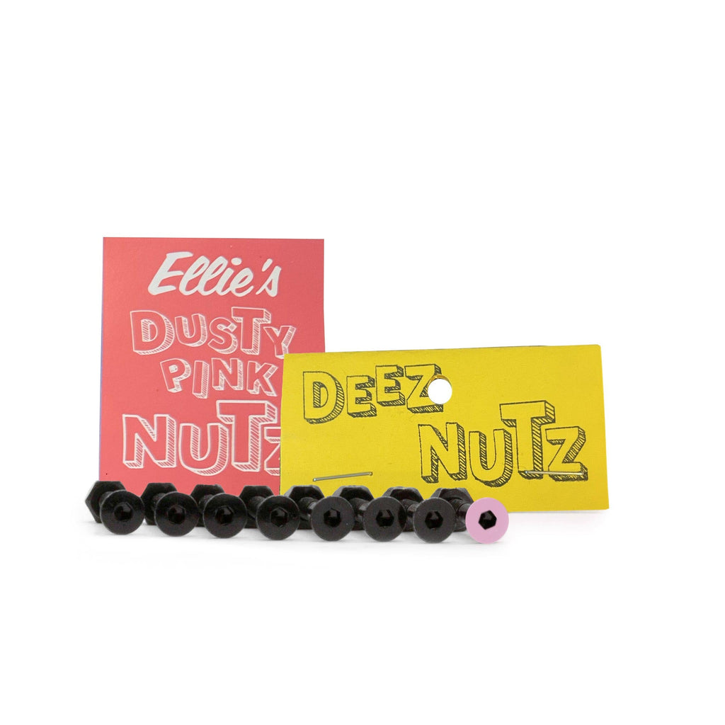 Deez Nutz Ellie's Dusty Pink Nutz 7/8" Allen Bolts - Black - Pretend Supply Co.