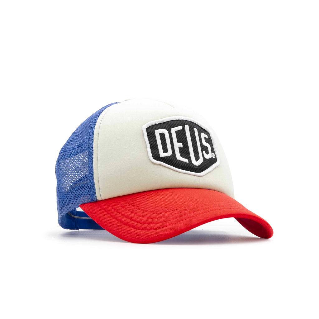Deus Ex Machina Baylands Mesh Cap - Red/Blue - Pretend Supply Co.